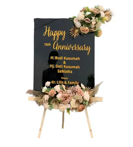 Papan Bunga Akrilik Loceret